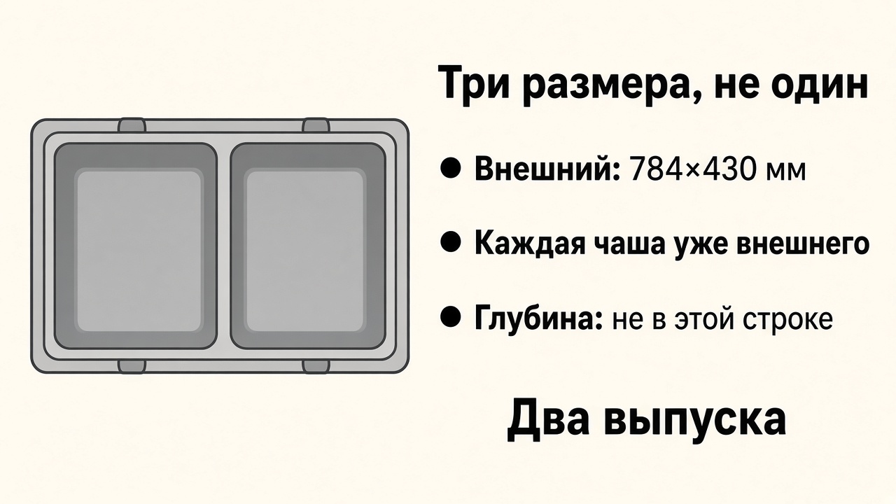 Размеры и глубина двухчашевой кухонной мойки: как выбрать для жилых и коммерческих проектов